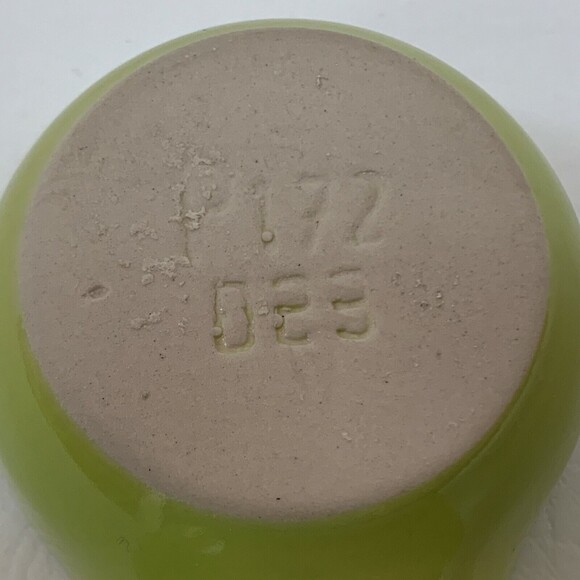 Vintage P172 D23 Chip N Dip Divided Dishes Bowls Green Lot of 2 - Picture 6 of 7